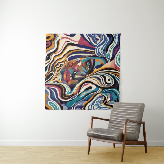 Echos of the Veiled Spectrum - Wandteppich (Beispiel (Horizontal))