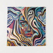 Echos of the Veiled Spectrum - Wandteppich (Vorderseite)