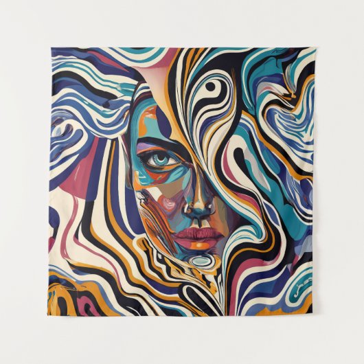 Echos of the Veiled Spectrum - Wandteppich (Vorderseite)