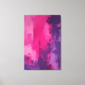 Echos von Magenta Leinwanddruck (Vorderseite)