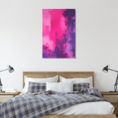 Echos von Magenta Leinwanddruck (Insitu (Schlafzimmer))