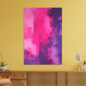 Echos von Magenta Leinwanddruck (Insitu (Wohnzimmer))