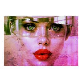 Echos von Morgen: Futuristische Mode und Technik Poster