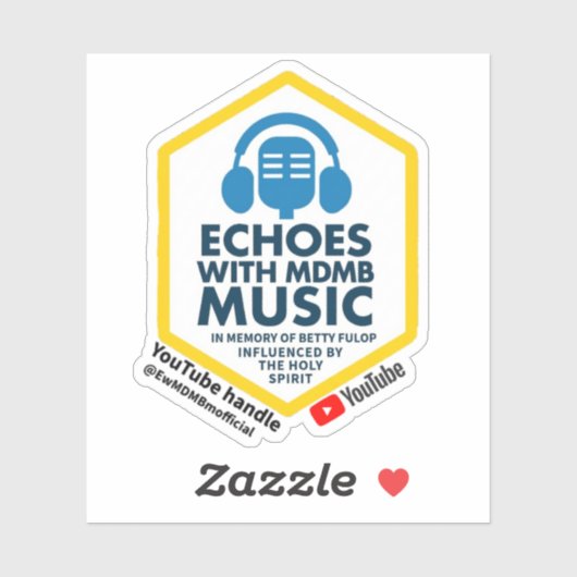 Echos with MDMB Music official sticker (Blatt)