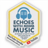 Echos with MDMB Music official sticker (Vorderseite)