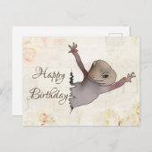 Echse im Riss Postkarte (Vorne/Hinten)