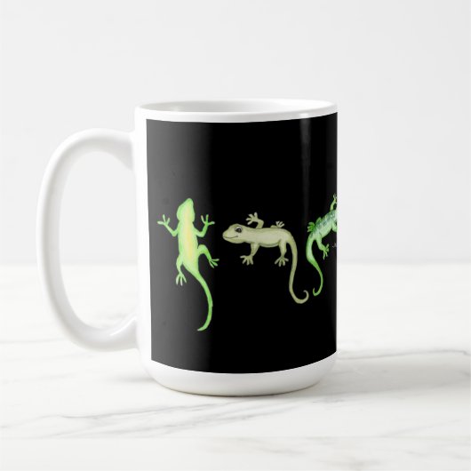 Echsen Kaffeetasse (Links)