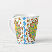 Echsen-Mandala Milchtasse (Linke Ecke)