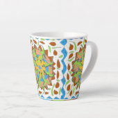 Echsen-Mandala Milchtasse (Rechte Ecke)