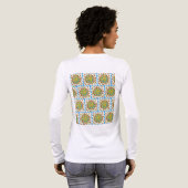Echsen-Mandala Tri-Blend Shirt (Voller Rückseite)