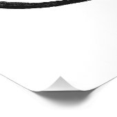 Echsen-Monochrom-Druck Poster (Ecke)