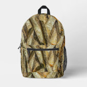 Echsen-Tarn-Rucksack  Bedruckter Rucksack (Vorderseite)