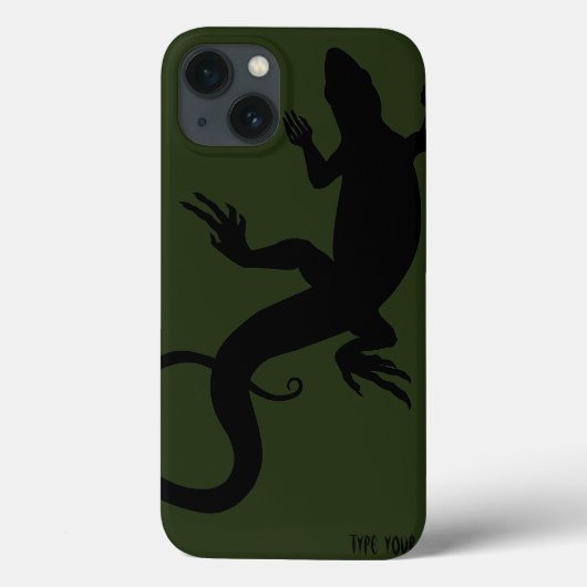 Echsenkunst iPad-Hülle personalisiert Reptilien-Et Case-Mate iPhone Hülle (Rückseite)