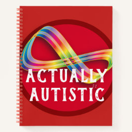 Echt Autistic Pride Sketch Book Notizblock