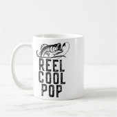 Echt cool Pop Angelns Fischer Lustig Retro Kaffeetasse (Links)