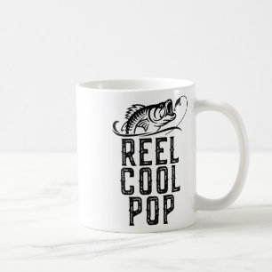 Echt cool Pop Angelns Fischer Lustig Retro Kaffeetasse