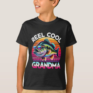 Echt coole Oma Muttertagsgeschenke Lustiges Angeln T-Shirt