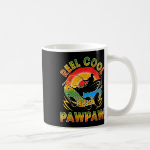 Echt coole Pawpaw Retro-Angler Männer Dad Papa Kaffeetasse