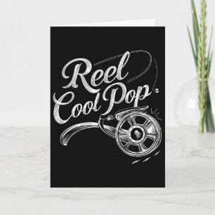 Echt coole Pop-Angeln-Opa-Geschenke Lustige Grafik Karte