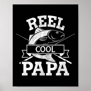 Echt cooler Angel-Papa-Opa zum Vatertag Poster