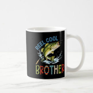 Echt cooler Bruder Angelbruder Geburtstag Vintage Kaffeetasse
