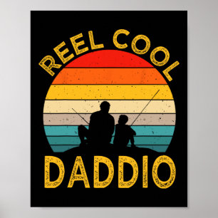 Echt cooler Daddio Angel Papa Vintage Opa Fett Poster