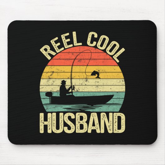 Echt cooler Ehemann Angelgeschenke zum Vatertag F Mousepad (Vorne)