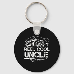 Echt cooler Onkel Angelnden Daddy Vatertag Papa Ge Schlüsselanhänger