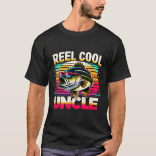 Echt cooler Onkel Lustiger Byss Angel-Onkel Vatert T-Shirt