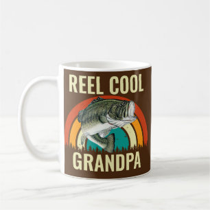 Echt cooler Opa Angelschnur Vatertag Kaffeetasse