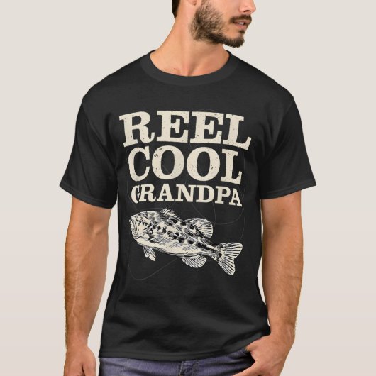 Echt cooler Opa-Angler T-Shirt (Vorderseite)