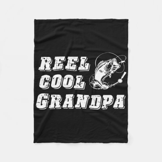Echt cooler Opa Fleecedecke (Vorderseite)