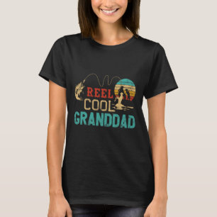 Echt cooler Opa Vintage lustige Angelrute Geschenk T-Shirt