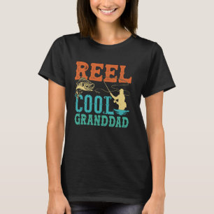 Echt cooler Opa vintage lustige Angelrute - Opa T-Shirt