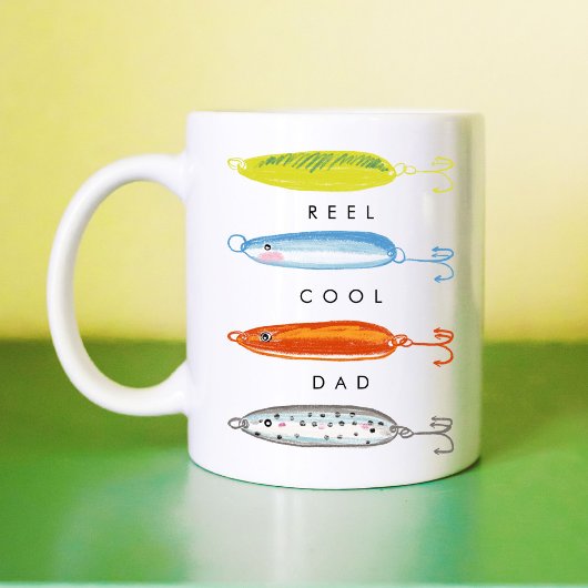 Echt cooler Papa Angelderköder Kaffeetasse