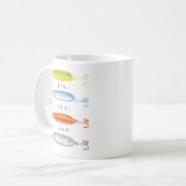 Echt cooler Papa Angelderköder Kaffeetasse (Vorderseite Links)