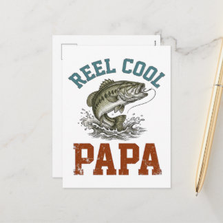 Echt cooler Papa-Angeln zum Vatertag Feiertagspostkarte
