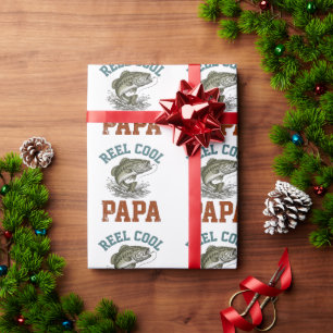 Echt cooler Papa-Angeln zum Vatertag Geschenkpapier