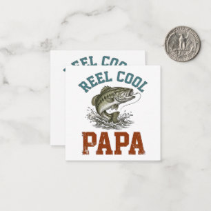 Echt cooler Papa-Angeln zum Vatertag Mitteilungskarte