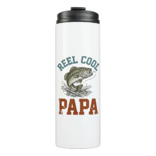 Echt cooler Papa-Angeln zum Vatertag Thermosbecher