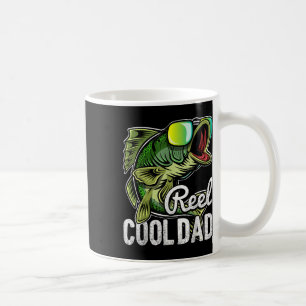 Echt cooler Papa Angelr Brille Lustig Vatertag Ges Kaffeetasse