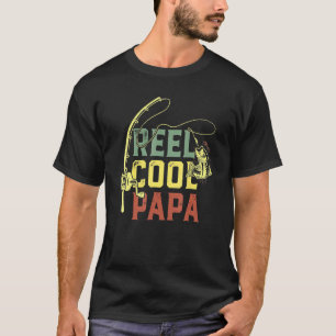 Echt cooler Papa-Angler  Lustiger Vatertag Fischer T-Shirt
