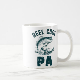 Echt cooler Papa-Angler-Opa im Vintage-Stil Kaffeetasse