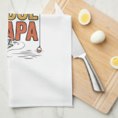 Echt cooler Papa-Angler-Shirt-Design_1 Geschirrtuch (Viertel Falte)