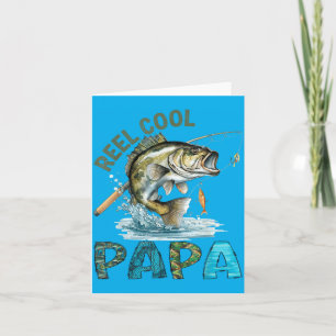 Echt cooler Papa Vatertag Angelfreunde Karte