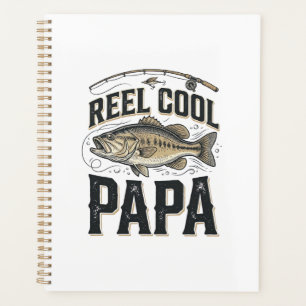 Echt cooler Papa Vintage-Angeln Vektor-Design_1 Planer