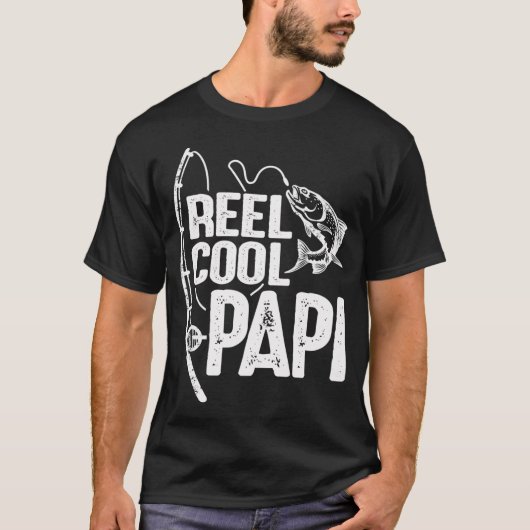 Echt cooler Papi lustiger Angler-Opa T-Shirt (Vorderseite)