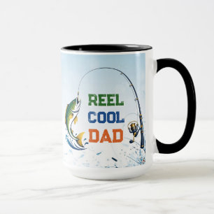 Echt cooler Vater-Angeln Pun Lustiges Vatertagsges Tasse