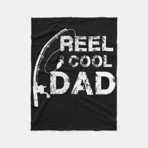 Echt cooler Vater Angelpapa Vatertagsgeschenk-Shir Fleecedecke
