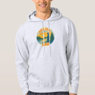 Echt cooler Vater Angler Rute und Rolle lustiger F Hoodie